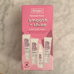 Briogeo Smooth and Shine Travel Size Set - New and Sealed - Shampoo, Conditioner